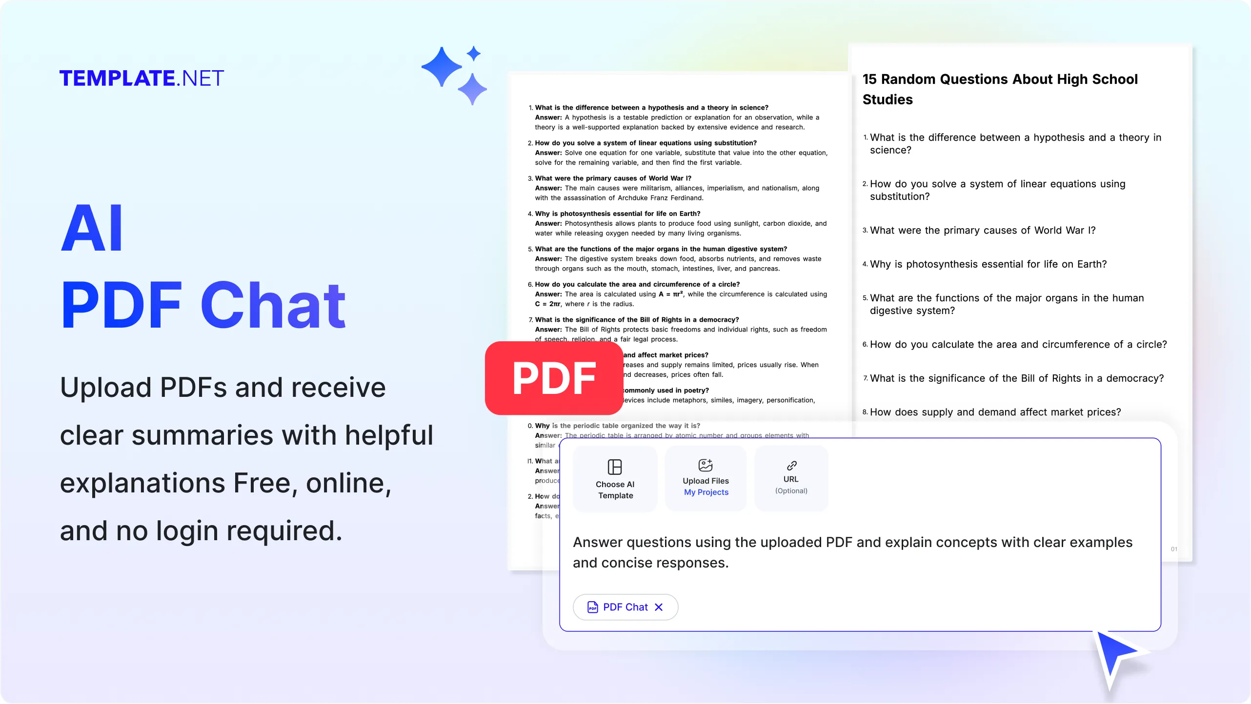 Free AI PDF Chat | Chat with PDF Documents Online